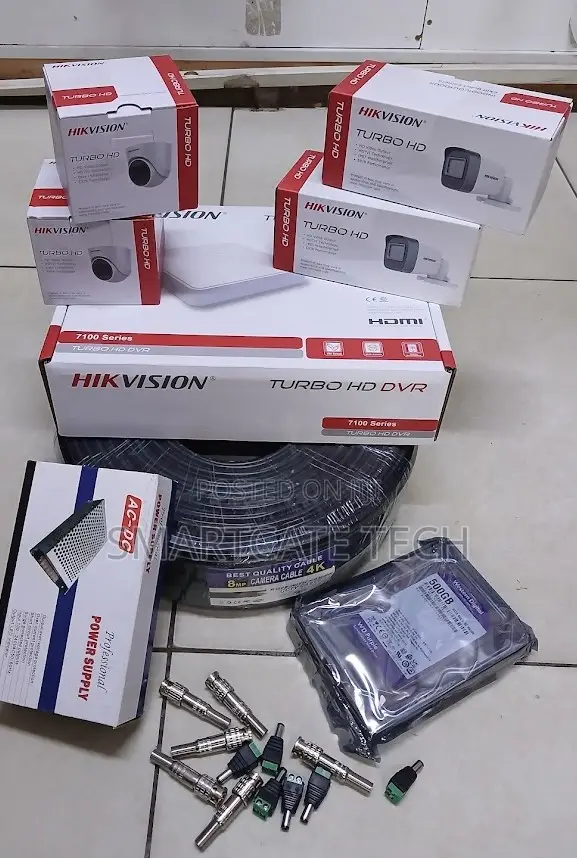 Hikvision 4 Camera 2MP Surveillance System With DVR