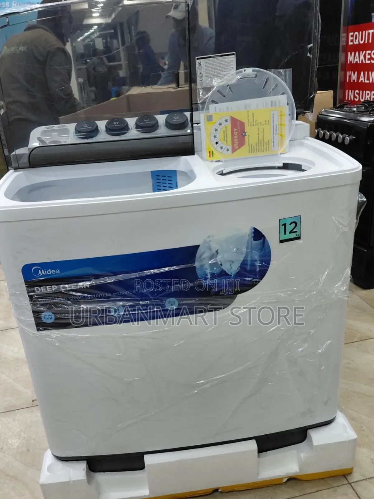 Midea 12KG Twin Tub Top Load Washing Machine