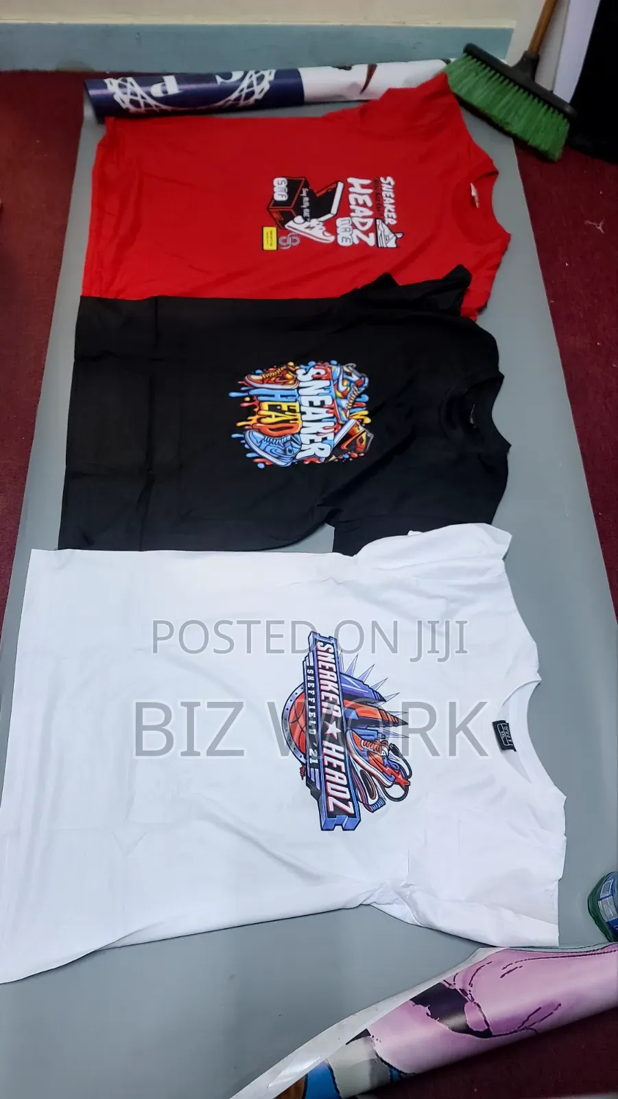Clean Tshirts Branding Printing Round Neck Type