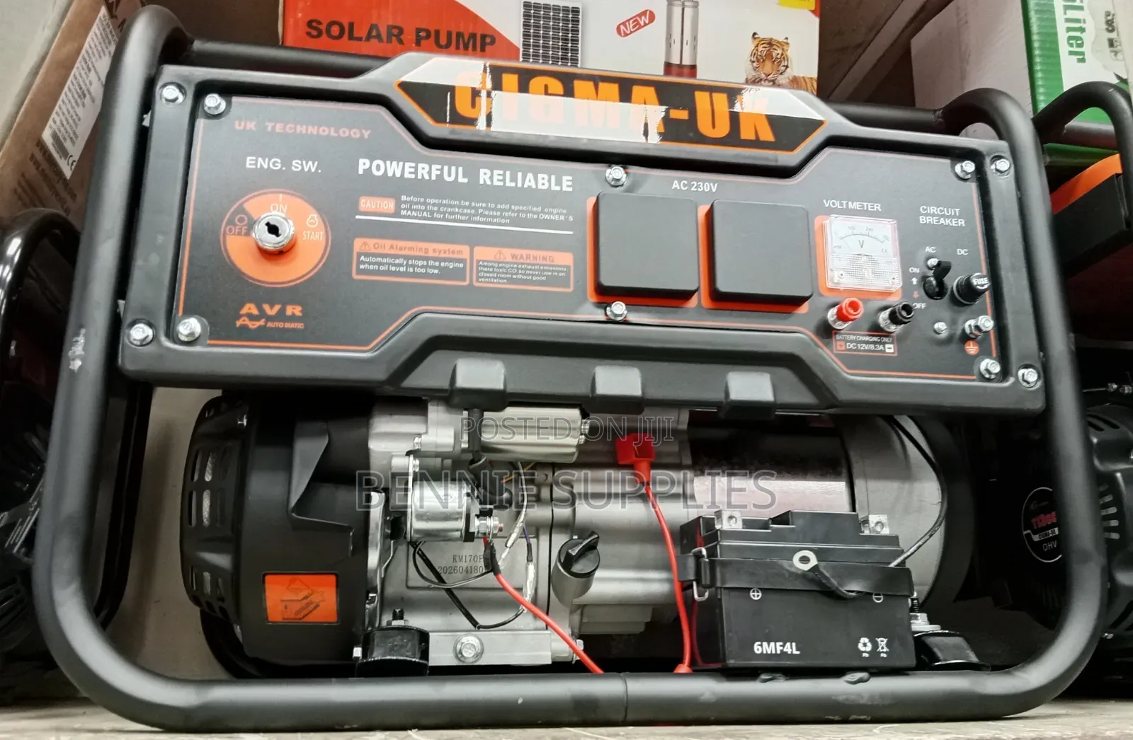 6.5 Cigma UK Gasoline Generator