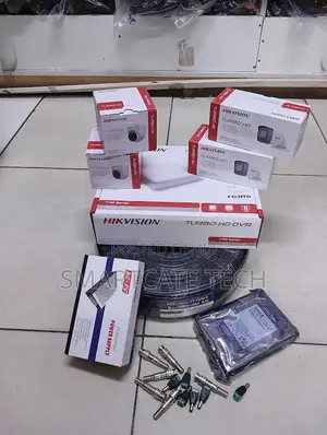 Hikvision 4CH 2MP HD CCTV Cameras Complete Security System Kit