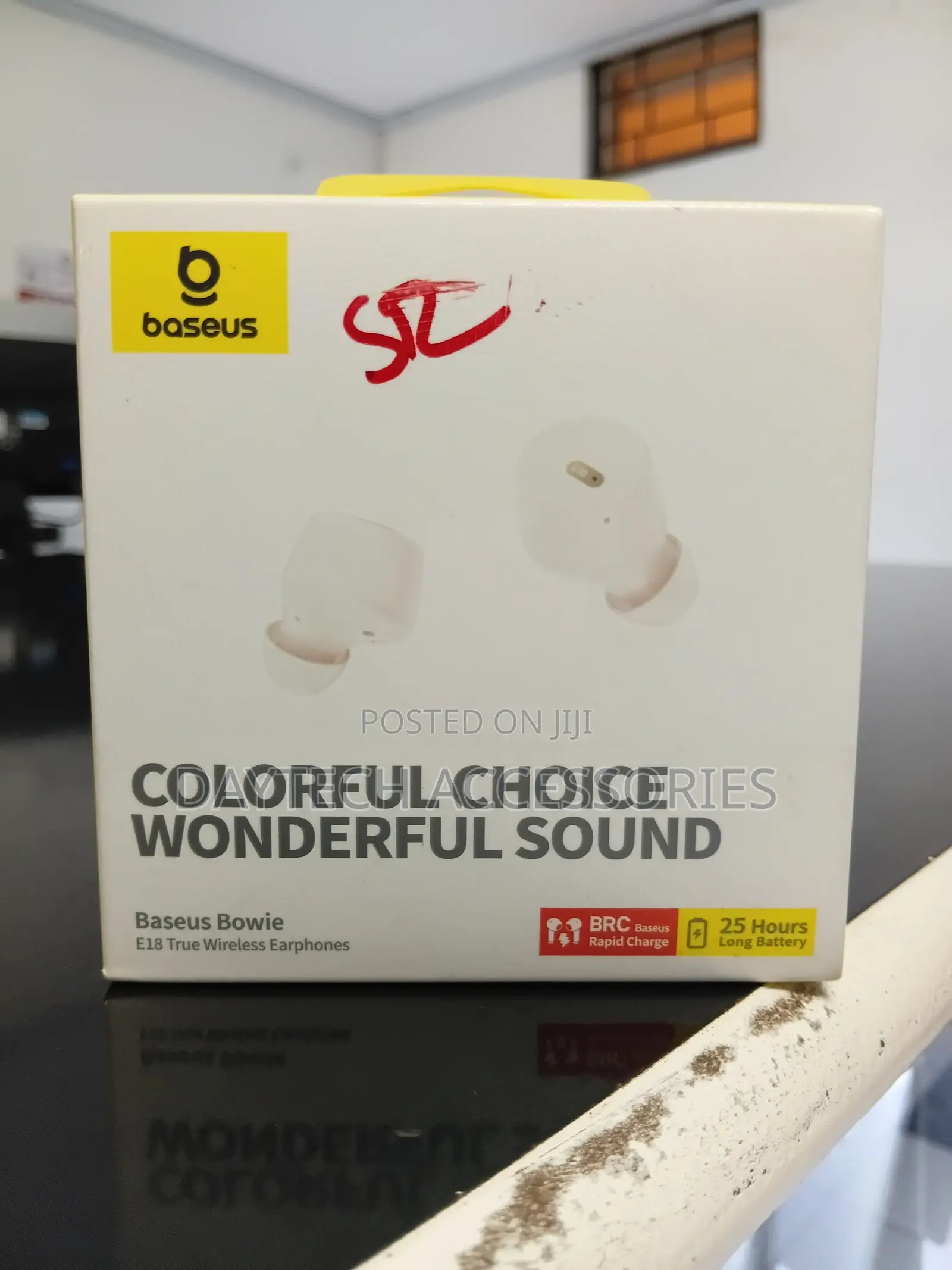 The Baseus Bowie E18 True Wireless Earphones in White