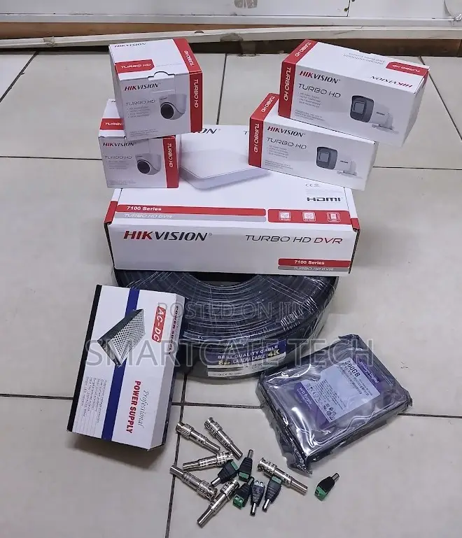 Hikvision 4 Camera 2MP HD CCTV Surveillance System With DVR