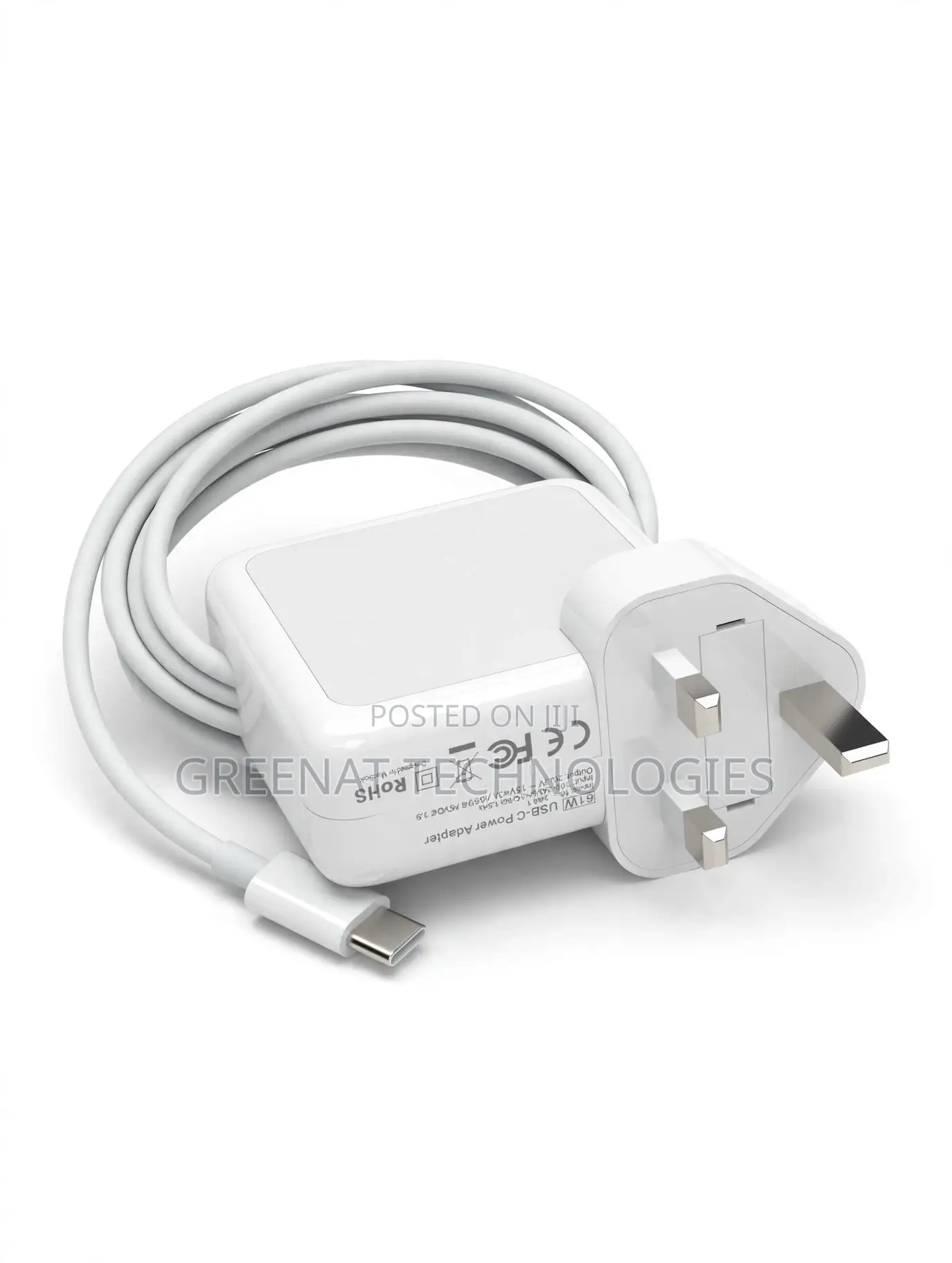 60W MacBook Type-C Charger USB-C Power Adapter With Cable Fast Charge