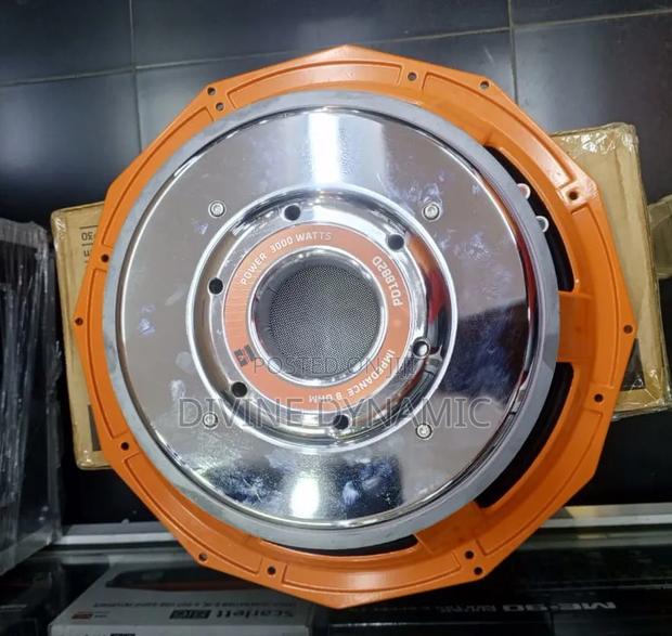 18-Inch PD Bass Speaker Impedance