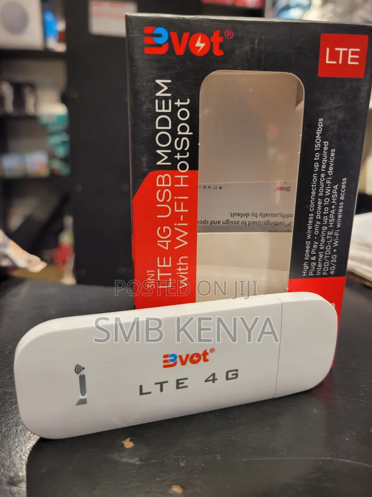 BVOT 3-in-1 4G LTE USB WiFi Modem Hotspot