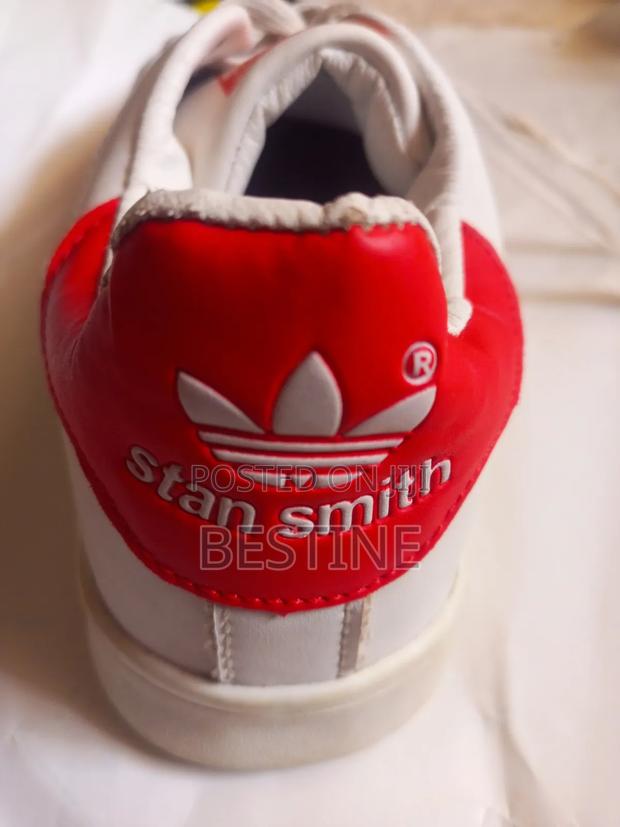 Adidas Stan Smith _Original Color White With Red Heel Tab