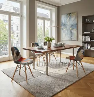 Home Chairs; Armless Vintage Ergonomic Dining Chairs