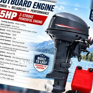 Outboard Engine 15 HP 2 Stroke Powerful Engine 24litres