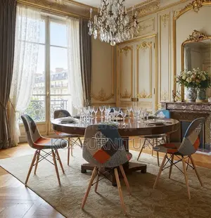Home Chairs; Armless Vintage Ergonomic Dining Chairs