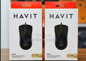 Havit Wired USB Gaming Mouse With RGB-HV-MS72