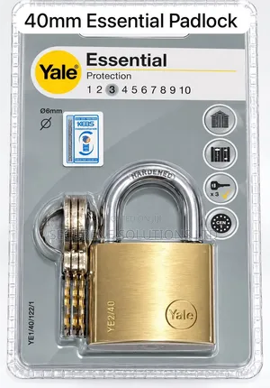 Yale 40mm Essential Padlock (Model: YE1/40/122/1 / YE2/40)
