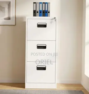 Office Cabinet : Steel File Cabinet With 3 Drawers