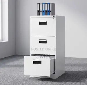 Office Cabinet : Steel File Cabinet With 3 Drawers
