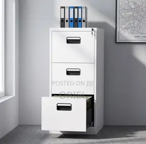 Office Cabinet : Steel File Cabinet With 3 Drawers