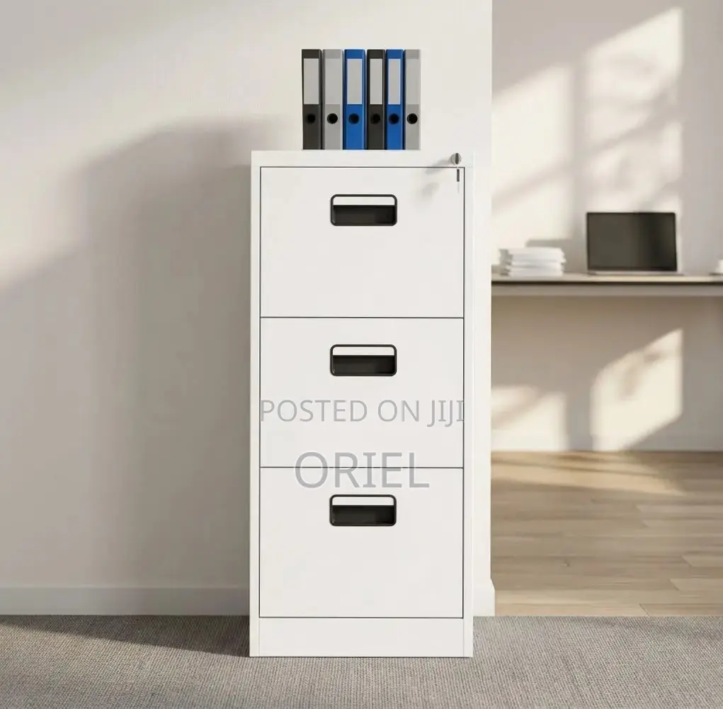 Office Cabinet : Steel File Cabinet With 3 Drawers