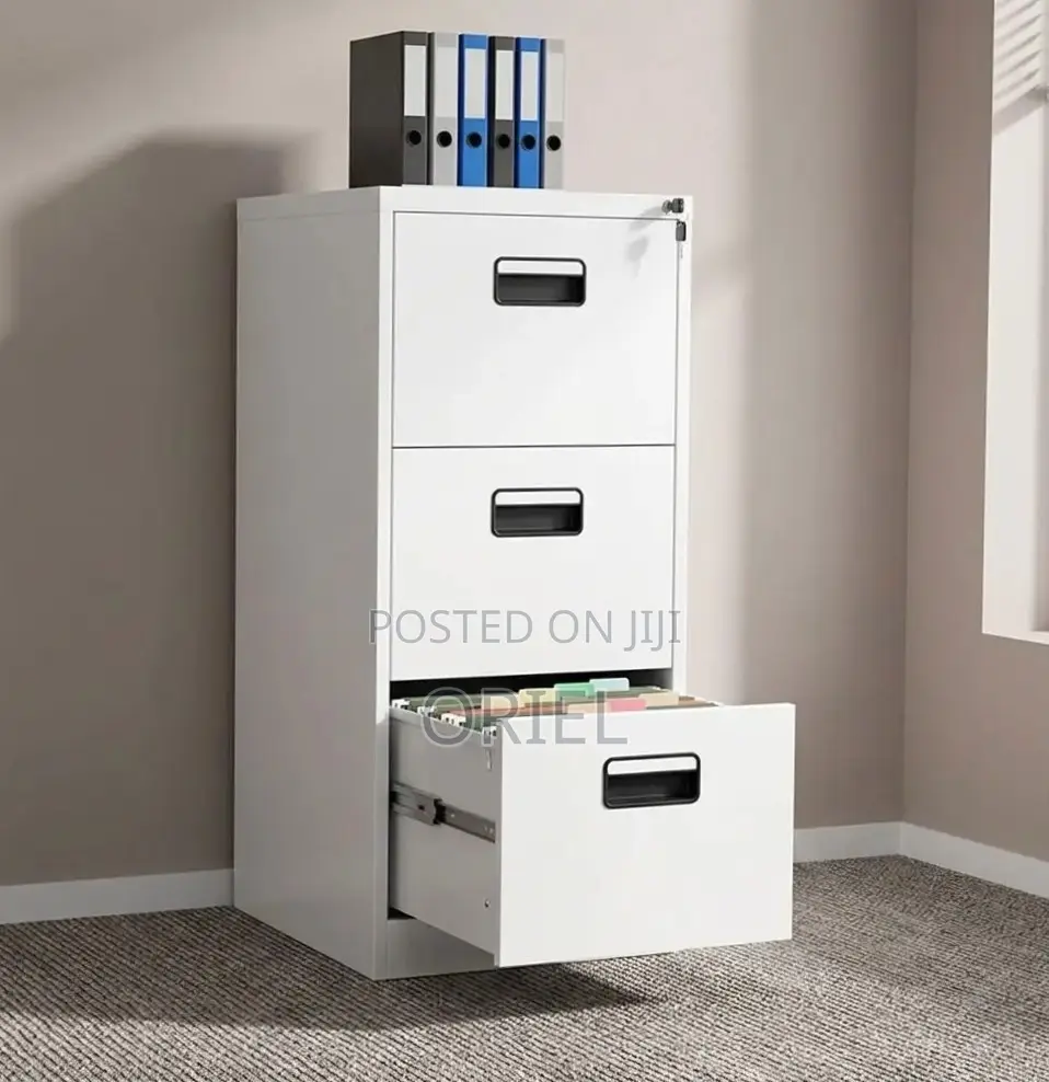 Office Cabinet : Steel File Cabinet With 3 Drawers