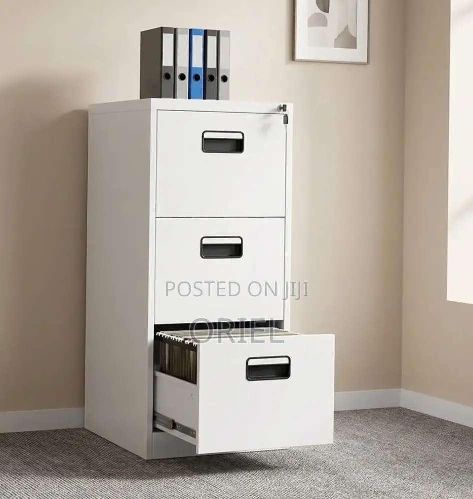 Office Cabinet : Steel File Cabinet With 3 Drawers