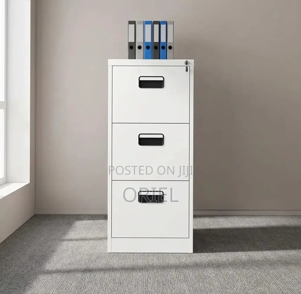 Office Cabinet : Steel File Cabinet With 3 Drawers