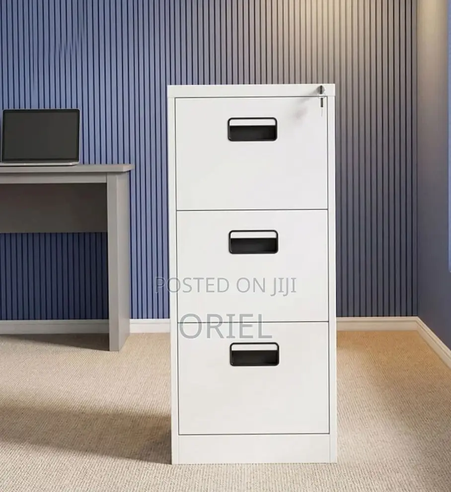Office Cabinet : Steel File Cabinet With 3 Drawers