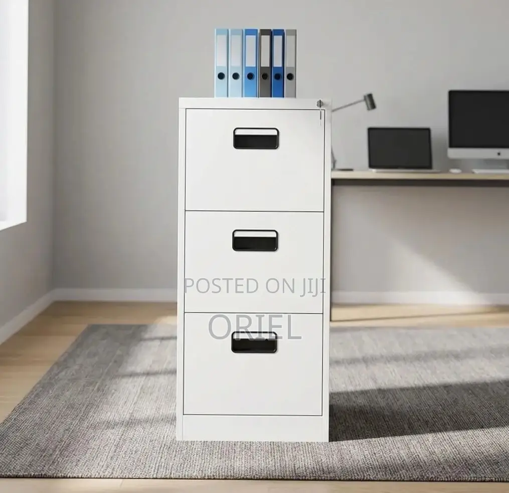Office Cabinet : Steel File Cabinet With 3 Drawers