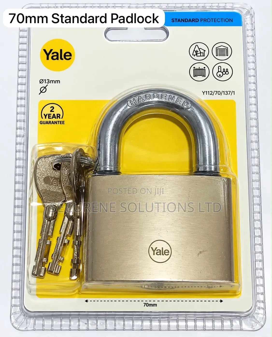Yale 40/50/60/70mm Standard Padlock(specifically Model Y).
