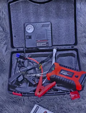 Heavy Duty 12V Car Battery Jump Starter With Air Compressor