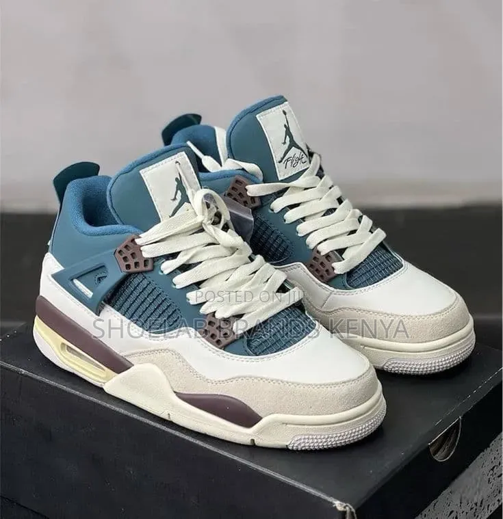 Jordan 4 Leather Sneakers