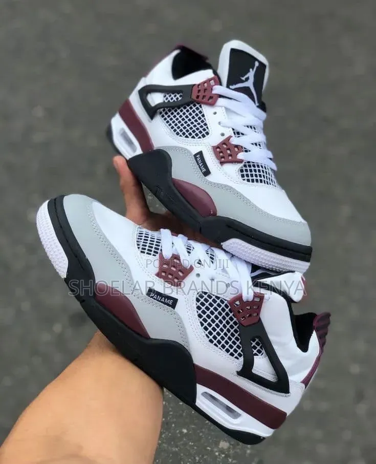Jordan 4 Leather Sneakers