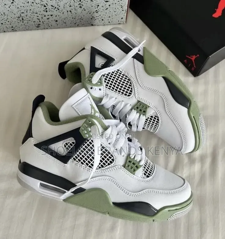 Jordan 4 Leather Sneakers