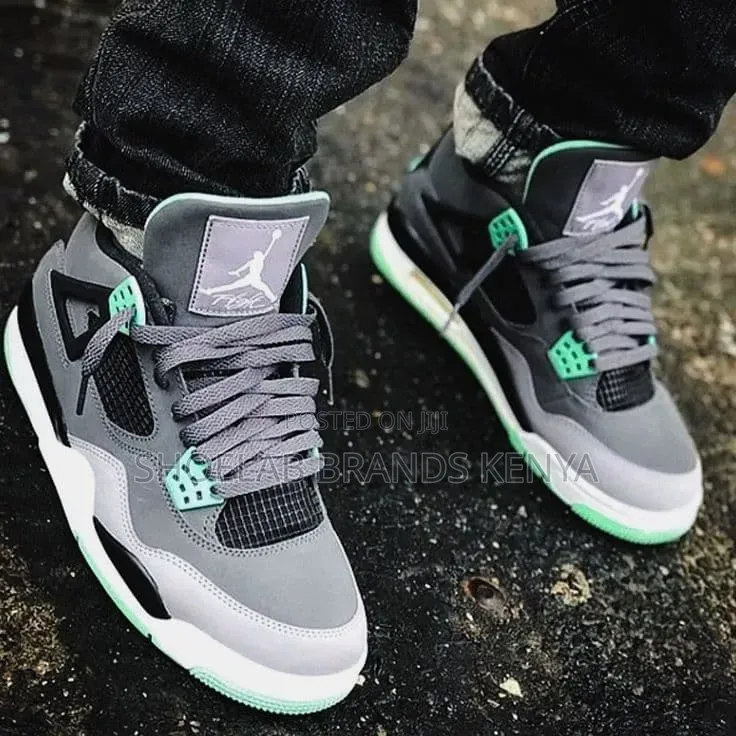 Jordan 4 Leather Sneakers