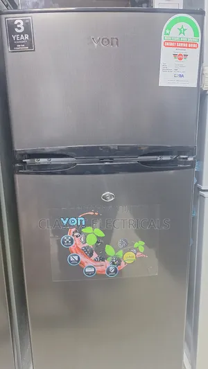 Von 125 Litres Double Door Fridge