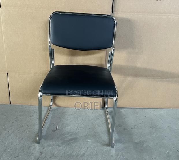 Office Chair : Stackable Chrome Visitor Chair - thumbnail 19