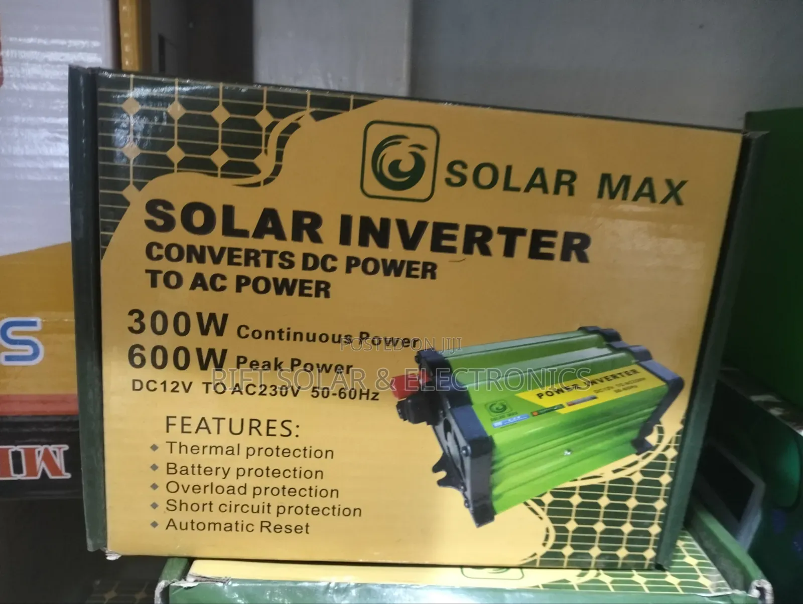 250 Watts Home Solar Solution - 200ah Battery - 600w Inverter Full Kit