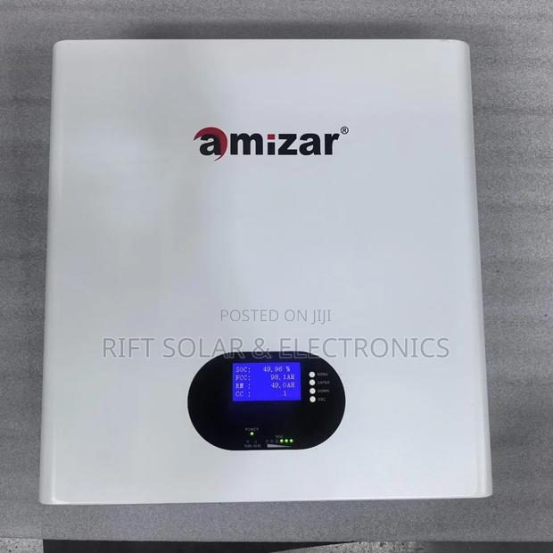 Amizar 5.12kwh - 48v Lithium Ion Solar Battery 6000 Cycle