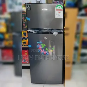 Vonnl Double Door Fridge 125Litres Direct Cool Refrigerator 