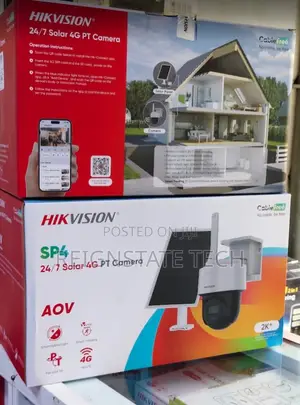 Hikvision SP4 Single Lens Solar Powered PTZ Camera 4G
