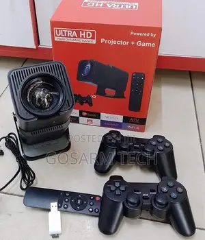 HY320 Gaming Home Projector – HDMI USB Ports, Smart Projector