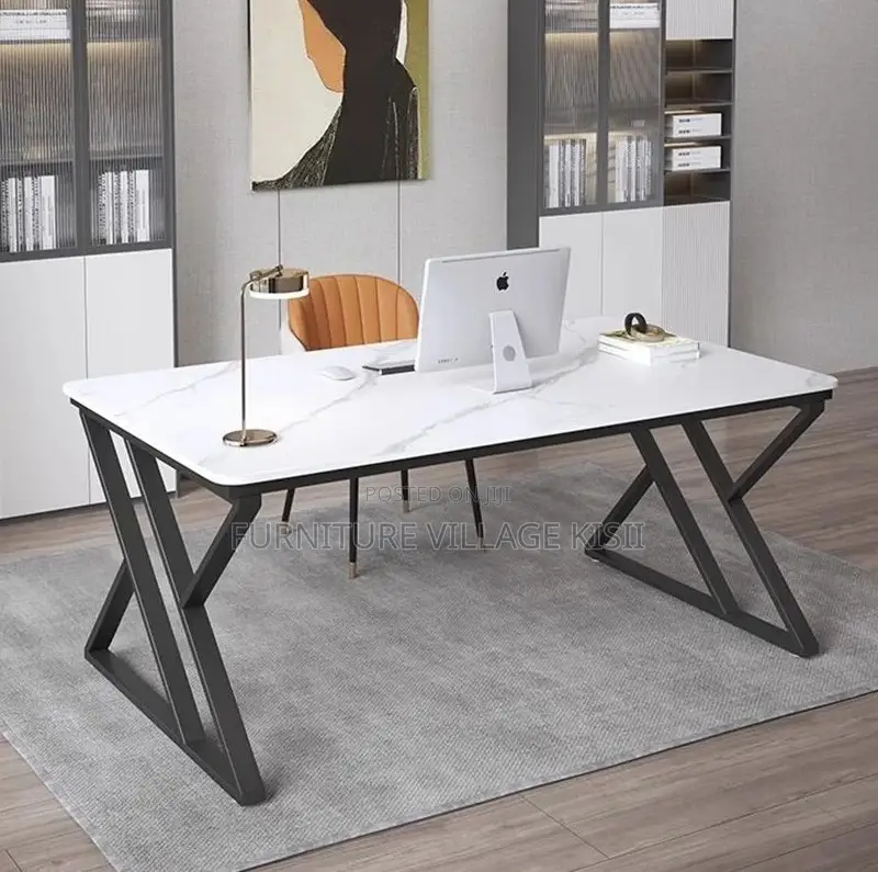 Office Desk;Firm Metal Based Computer Table 1200mm
