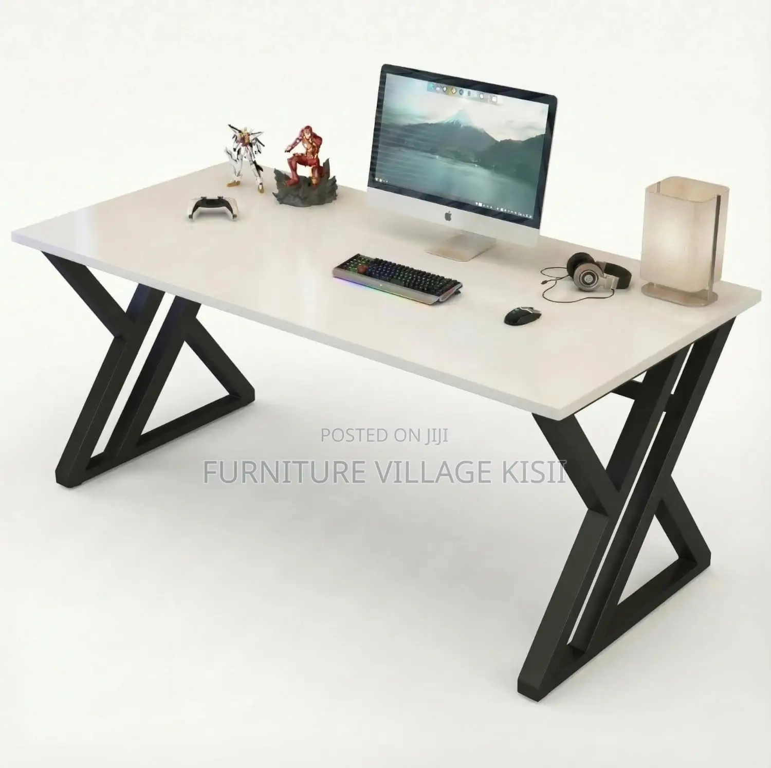 Office Desk;Firm Metal Based Computer Table 1200mm