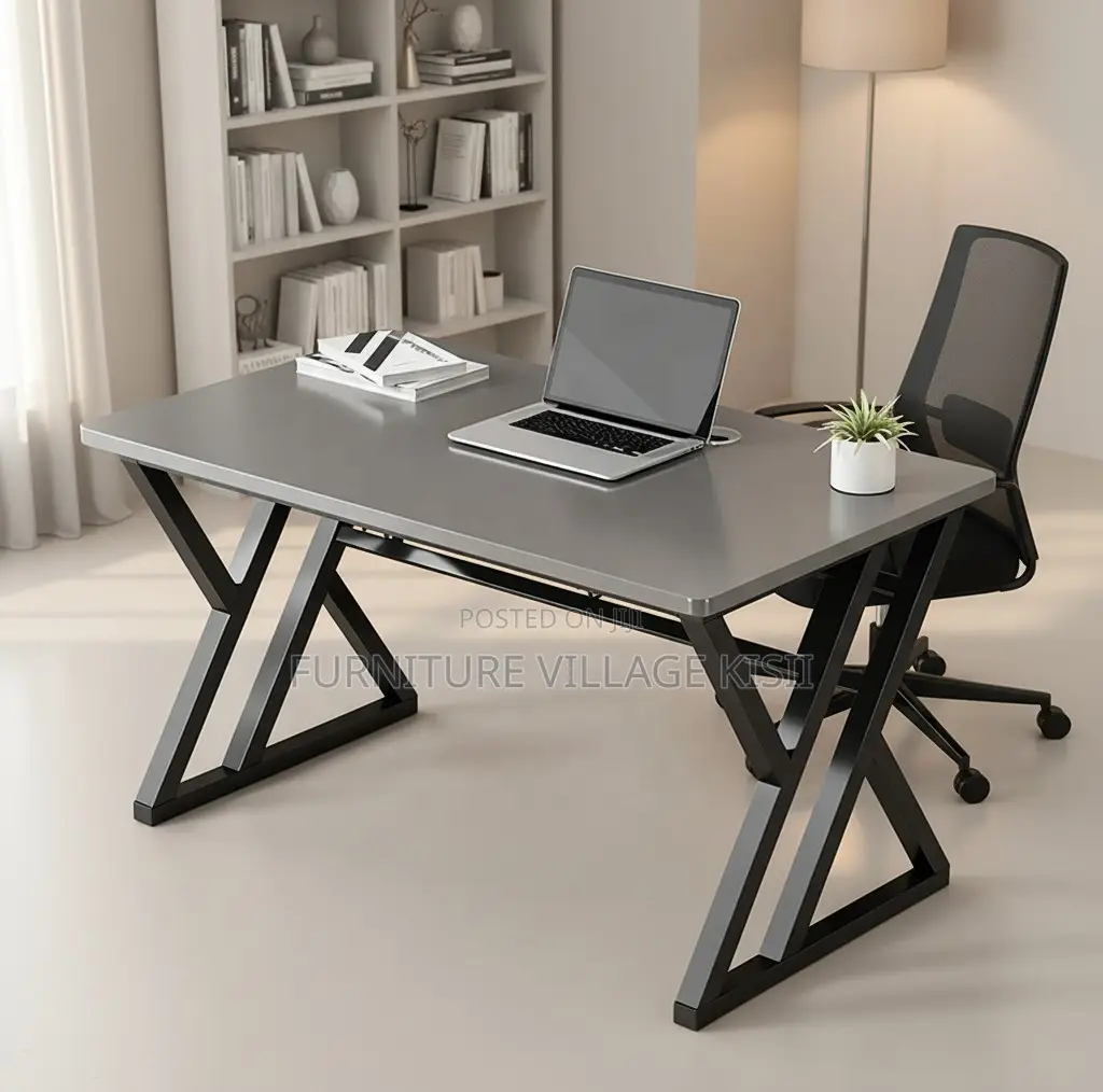 Office Desk;Firm Metal Based Computer Table 1200mm