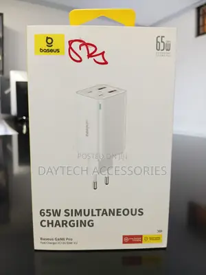 Baseus GaN3 Pro 4 Ports Desktop Charger 65W - White