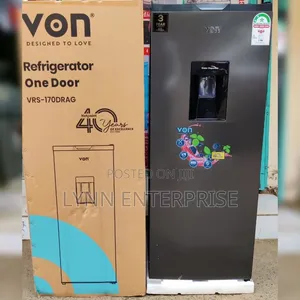 Von Single Door Fridge 170Litres With Dispenser Refrigerator