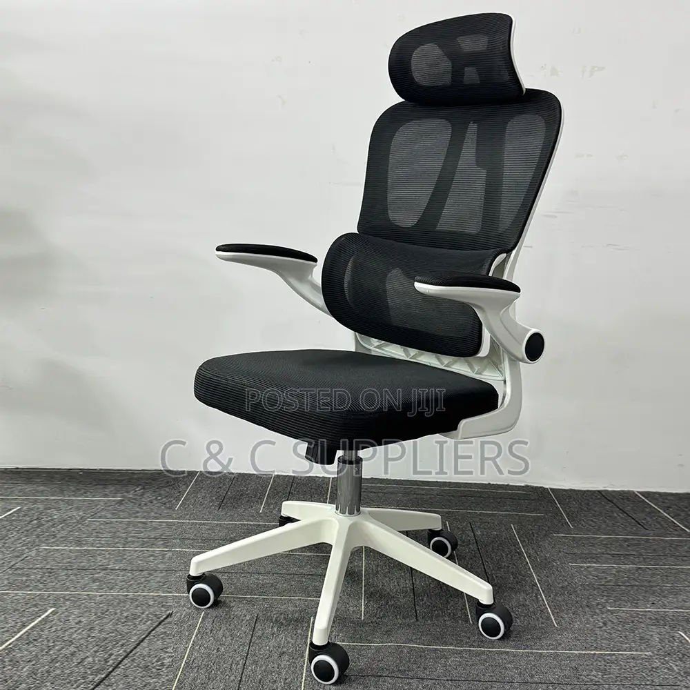 Modern Ergonomic Chair With Flip Up Arms