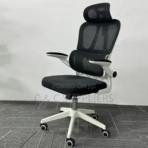 Modern Ergonomic Chair With Flip Up Arms