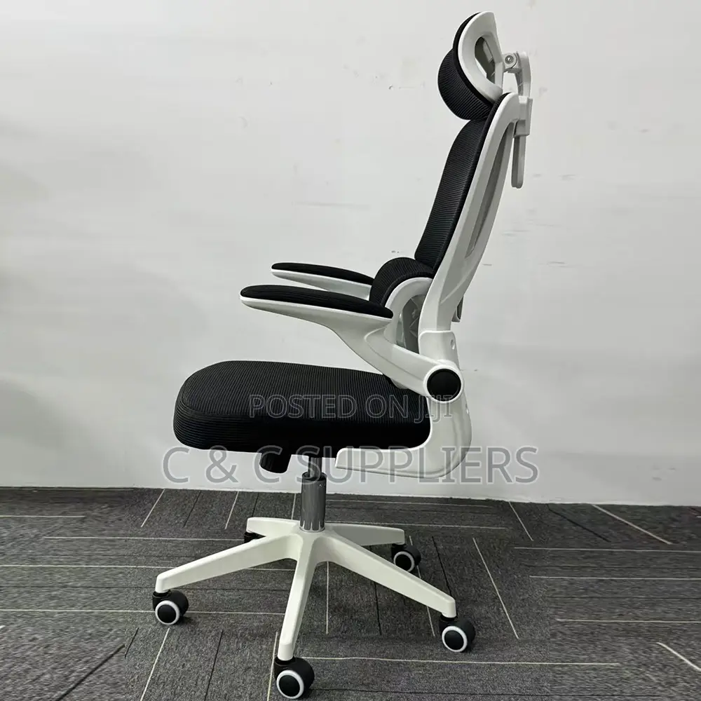 Modern Ergonomic Chair With Flip Up Arms