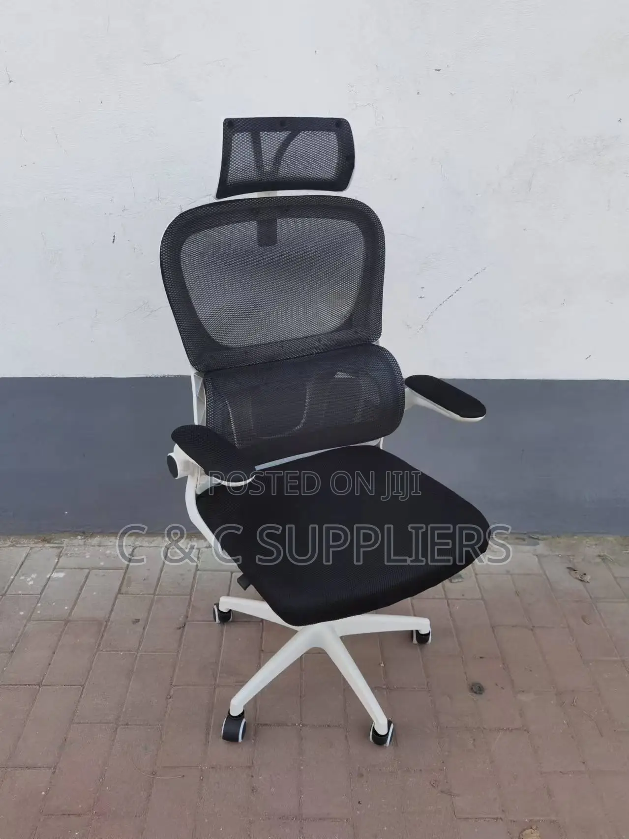 Modern Ergonomic Chair With Flip Up Arms