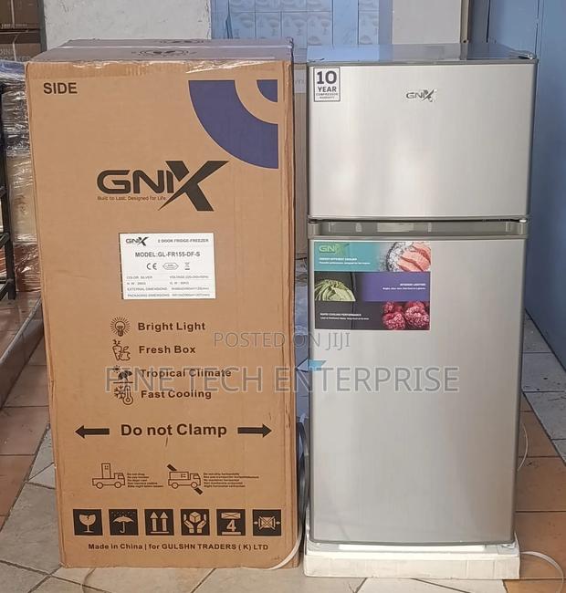 GNIX 125Litres Double Door Fridge