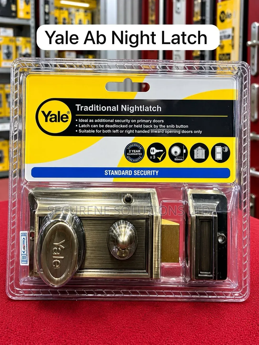 Yale Ab Traditional Night Latch.