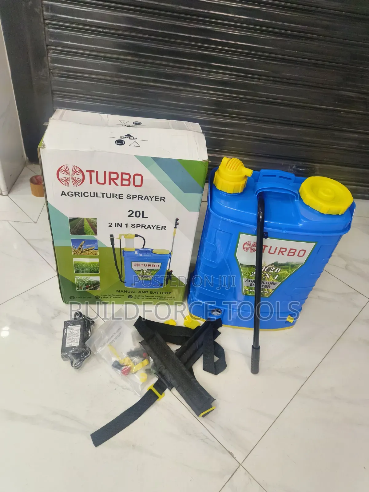 2 in 1cTurbo 20 Litres Agricultural Knapsack Sprayer Manual/Battery